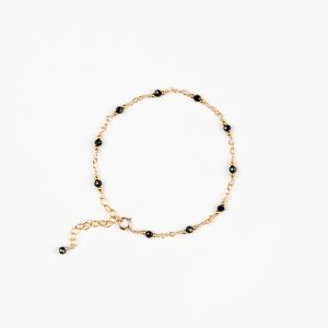 Bracelet Stone Spinelle noire