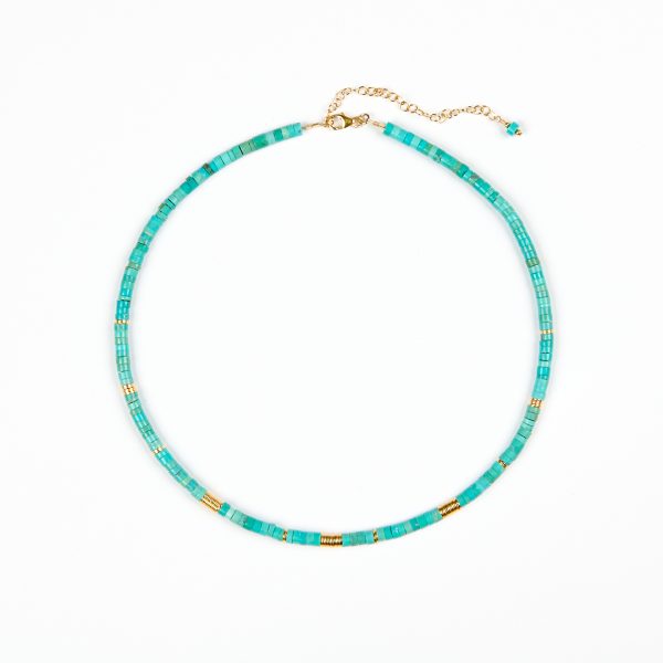 COLLIER MOÏRA TURQUOISE