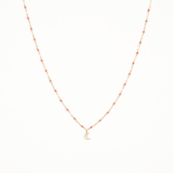 Collier Luna, corail ou blanc – Image 2