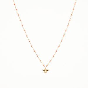 Collier Bee , corail ou blanc