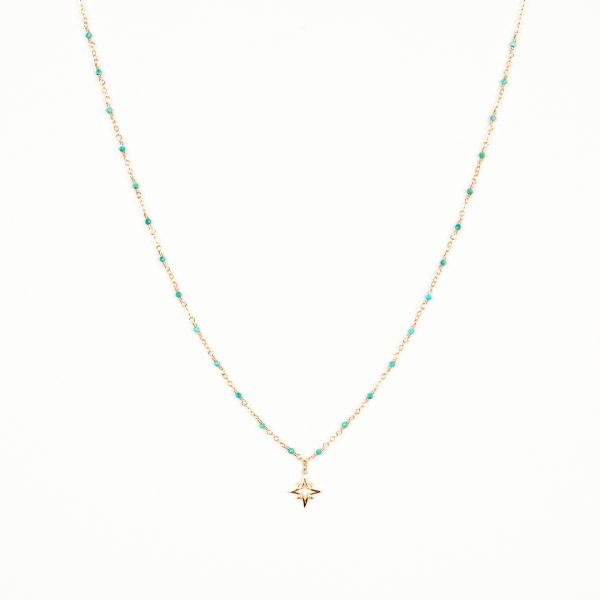 Collier North, vert ou bleu