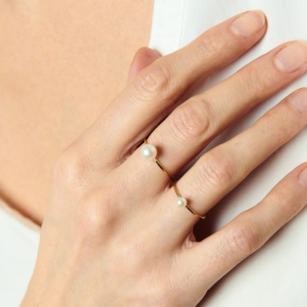 Bague Petite Gloria Perle – Image 2