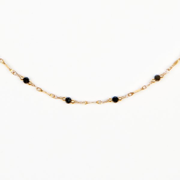Collier Billie Spinelle Noire – Image 2