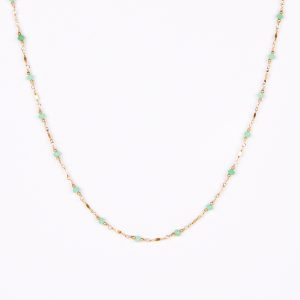 COLLIER BILLIE CHRYSOPRASE