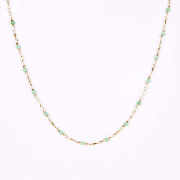 COLLIER BILLIE CHRYSOPRASE