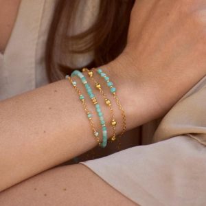 Bracelet Stone Amazonite - Marianne Vey Paris