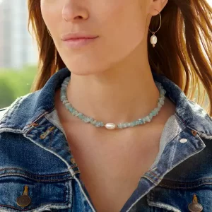 Collier Aqua Aigue Marine - Marianne Vey